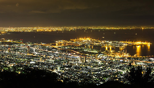 神戸市真耶山掬星台からの夜