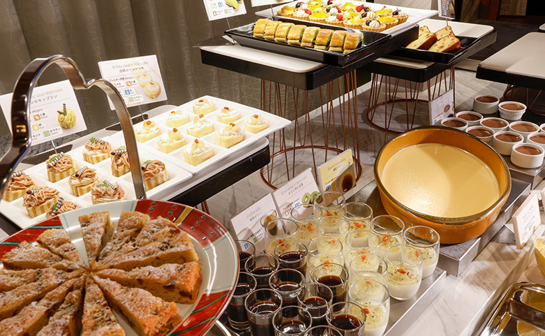 専属パティシエが作る、本格スイーツ