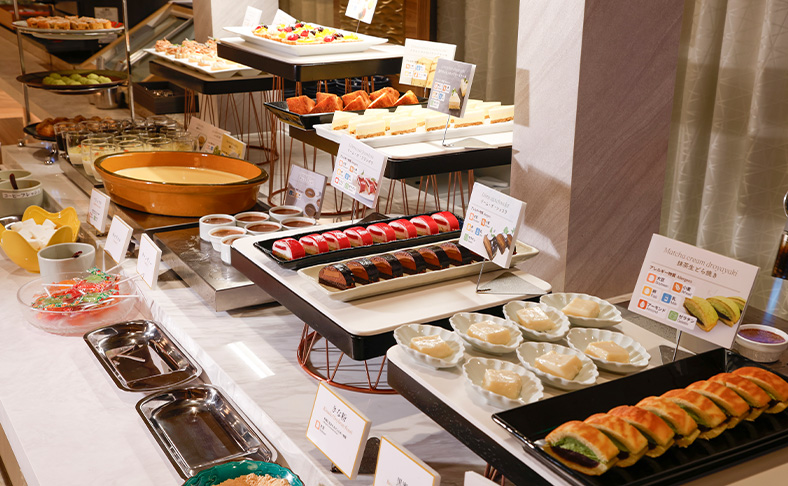 専属パティシエが作る、本格スイーツ